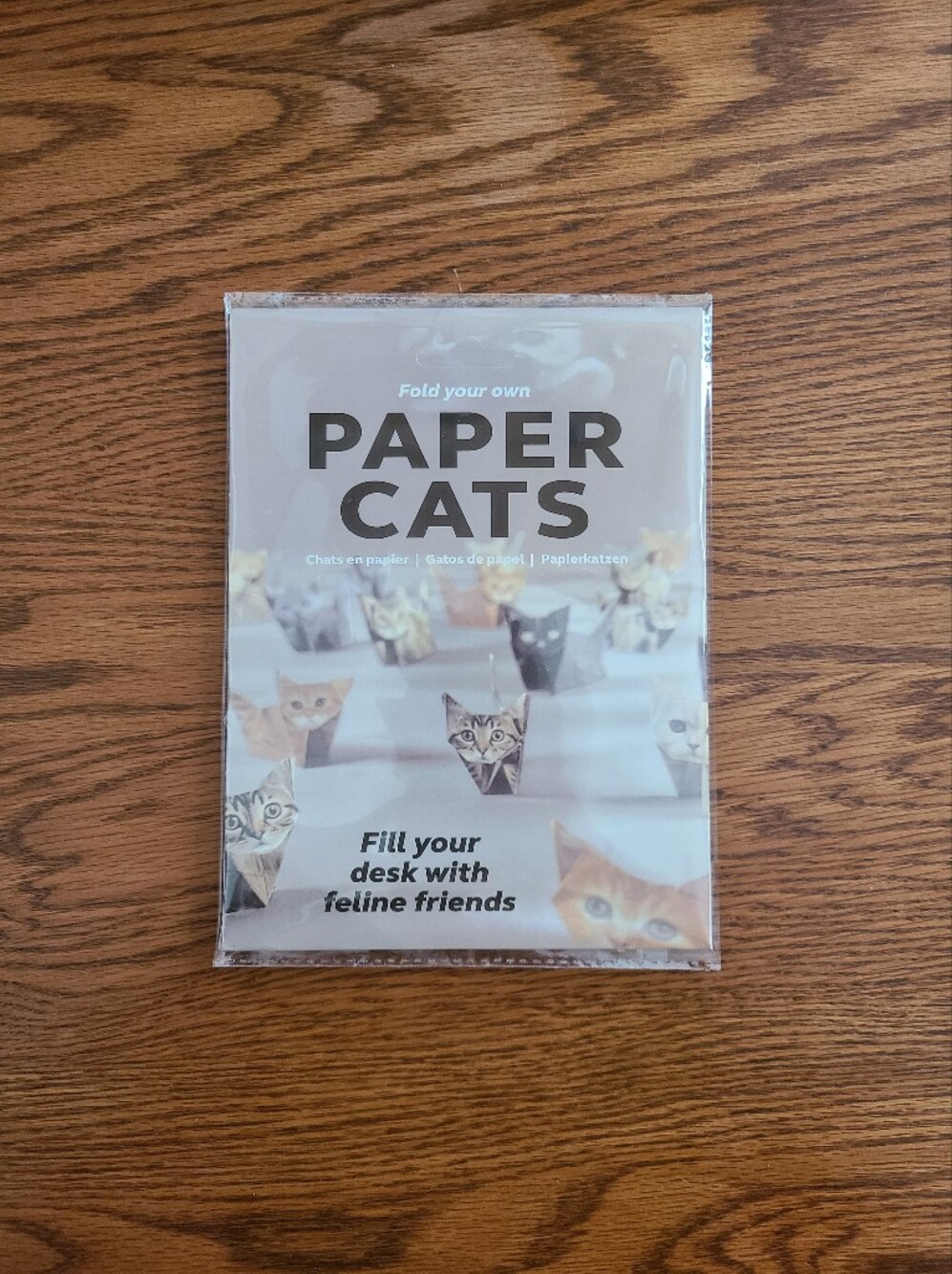 Fold Your Own Paper Cats - Origami Kit